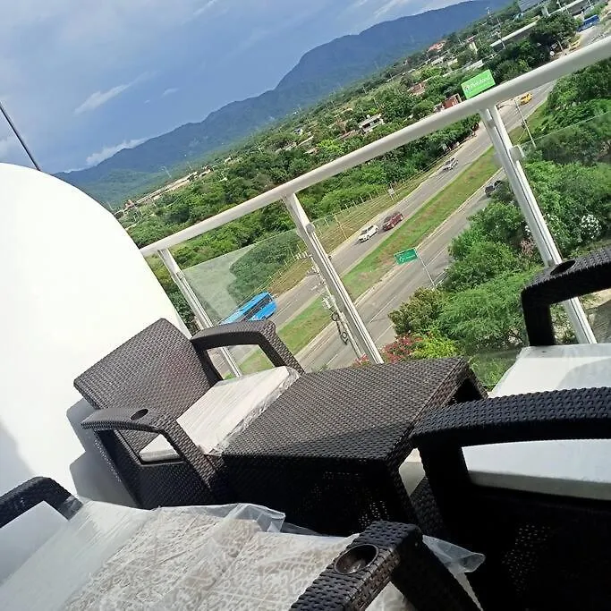 Apartment Apto Vista Mar 2 Cuadras Playa, Jaccuzi Bbq Wifi Parqueadero Y Ascensor 7 Piso Santa Marta