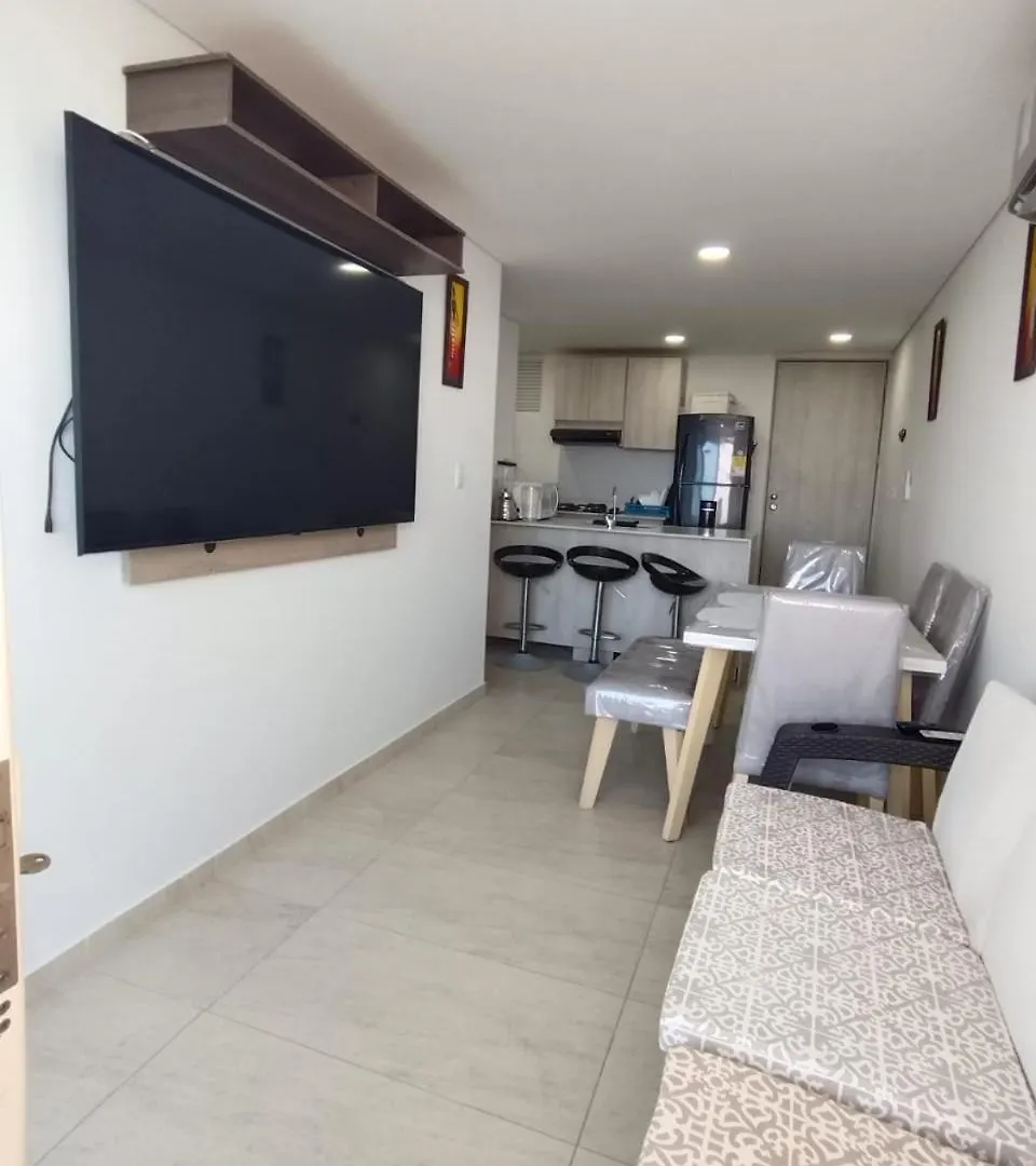 Apartment Apto Vista Mar 2 Cuadras Playa, Jaccuzi Bbq Wifi Parqueadero Y Ascensor 7 Piso Santa Marta